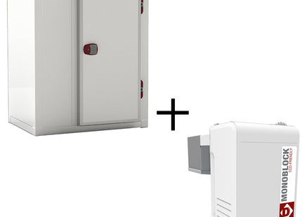 Assembly cold room T° -5° +15° consists of :