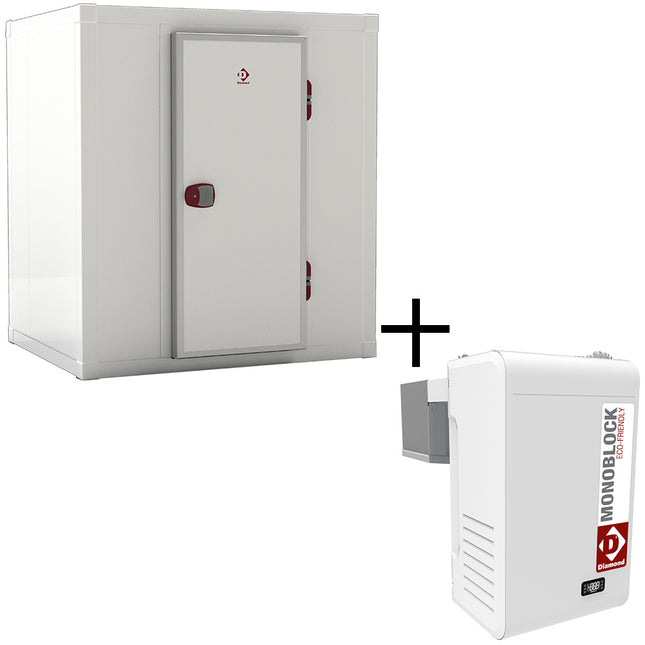 L'ensemble chambre froide T° -5° +15° se compose de :