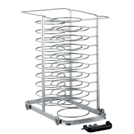 Removable loader with wheels, for 30 plates (ø 300mm), oven 10x GN 1/1 (space 65 mm)