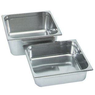 Stainless steel gastronorm container h. 200mm cap. 18,3l.