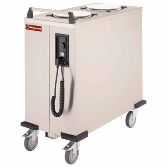 Plate heating trolley 2 piles Ø 260-310 mm
