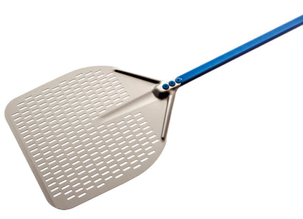 Rectangular aluminium shovel 360x360 mm perforated