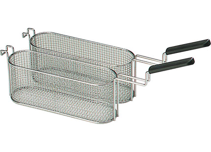Deux paniers, friteuse 5+5 litres.