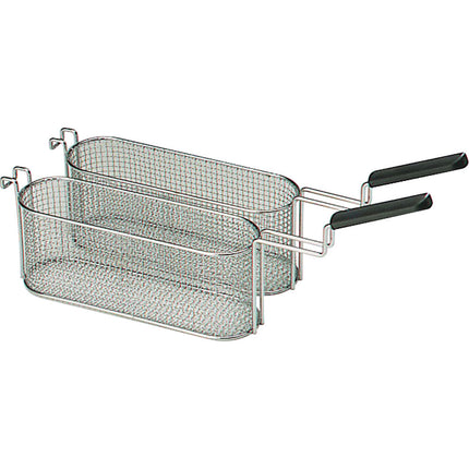 Deux paniers, friteuse 5+5 litres.