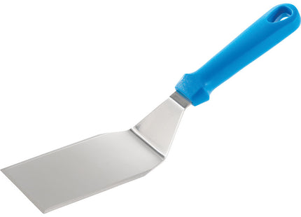 Palette rectangulaire "inox", manche plastifié