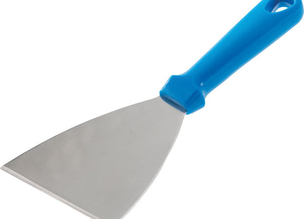 Triangular spatula "stainless steel", plasticized handle
