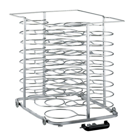 Removable loader with wheels, for 51 plates (ø 300mm), oven 10x GN 2/1 (space 75 mm)