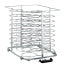 Removable loader with wheels, for 51 plates (ø 300mm), oven 10x GN 2/1 (space 75 mm)