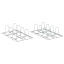 Kit de 2 grilles GN 1/1 "spécial poules" (8 par grille)