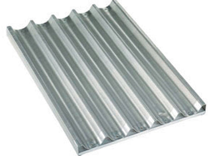 Płyta z aluminium 600x400xh38 mm, perforowana-falista