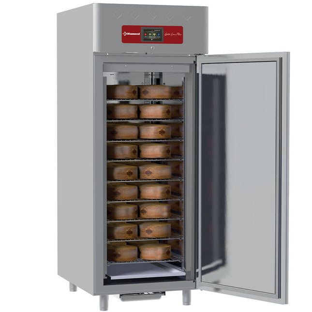 Cabine d'affinage ventilée vieillissement fermentaire pour fromages 850 litres, 1 porte 20x GN 2/1