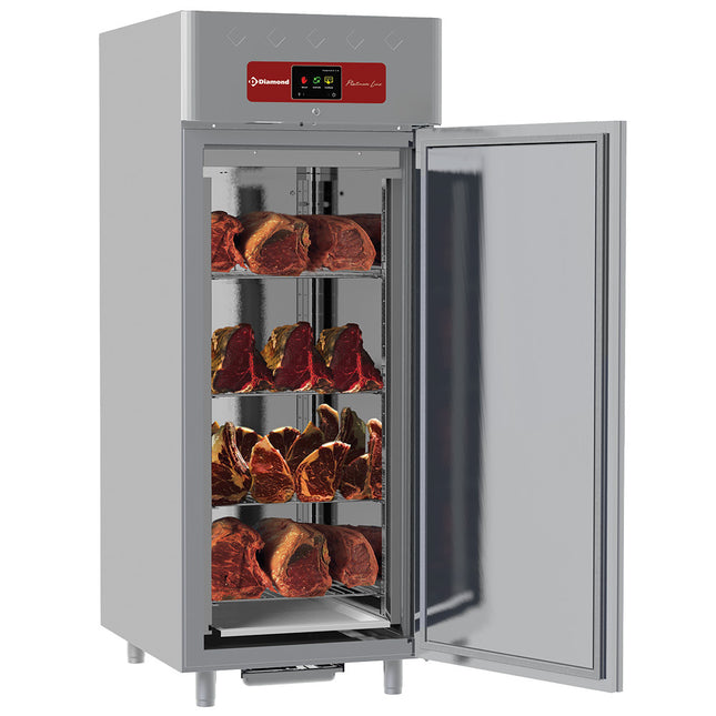 Cabine de maturation ventilée vieillissement à sec pour viande 850 litres, 1 porte 20x GN 2/1