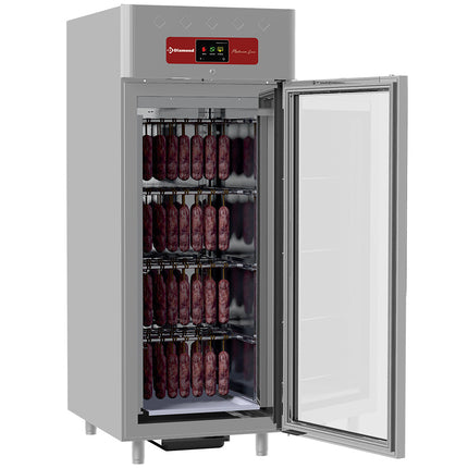 Rijpingskast dry aging voor fijnkost 850 liter geventileerd, 1 glazen deur 20x GN 2/1