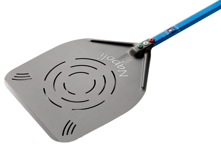 Pelle à pizza napolitaine perforée en aluminium 320 mm