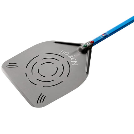 Perforert napolitansk pizzaspad i aluminium 370 mm