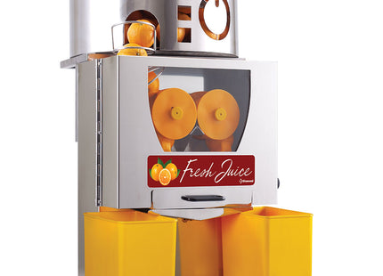Automatic citrus press - automatic feeding
