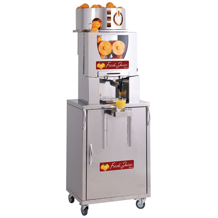 Automatic citrus press - self service - on cupboard
