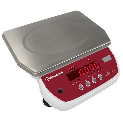 Elektronisk våg i rostfritt stål, 15Kg x 2g