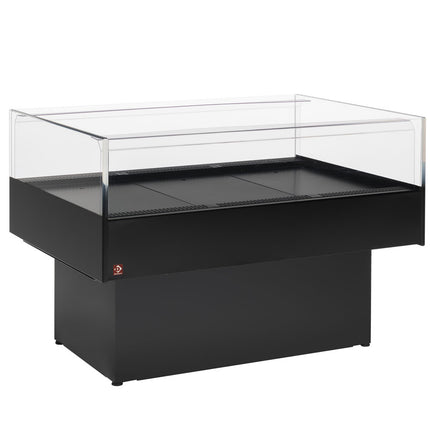 Panoramic self-service refrigerated counter - BLACK
