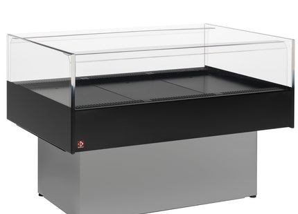 Panoramic self-service refrigerated counter - GREY/BLACK