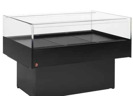 Panoramic self-service refrigerated counter - BLACK