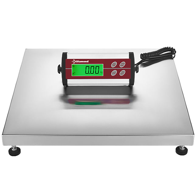 Elektronisk våg i rostfritt stål, 150Kg x 50g