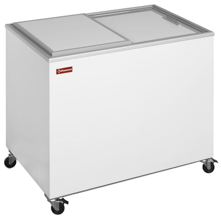 Flaskekøler - bagagerumsmodel, 300 liter, fuld afdækning, glidende