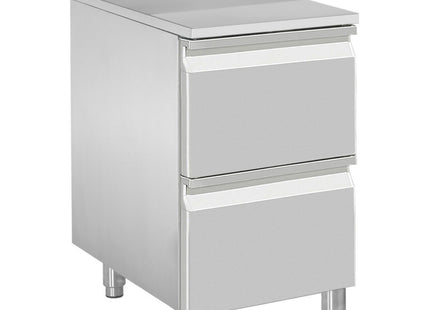 Case for dough roll, 2 neutral drawers (8x trays 600x400)
