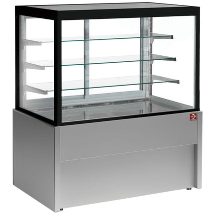 Disk - displaydisk -, opvarmet, 4 plan, uden depotrum - GRÅ
