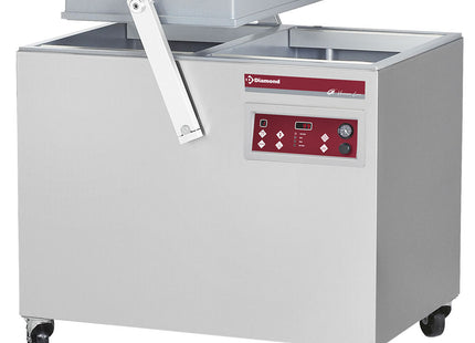 Vacuum machine, double chamber 450x580xh235 mm. - 63 m3/h