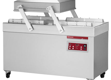 Vacuum machine, double chamber 620x500xh240 mm. - 100 m3/h