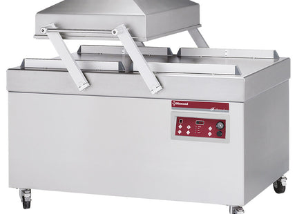 Vacuum machine, double chamber 620x750xh210 mm.