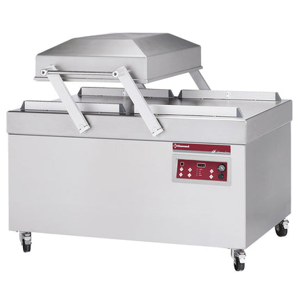 Vacuum machine, double chamber 620x750xh210 mm.