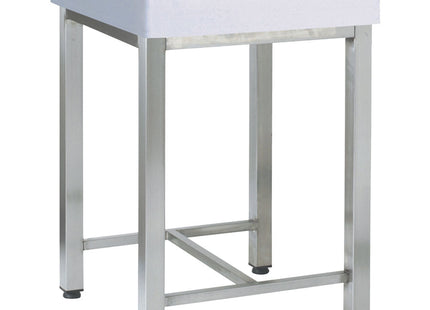 Polyethylene block on stand, 500x500 mm