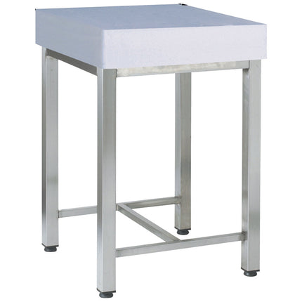 Polyetenblock på stativ, 500x500 mm