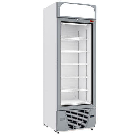 Vitrine réfrigérée négative 496 litres - 6 niveaux avec lightbox - BLANC