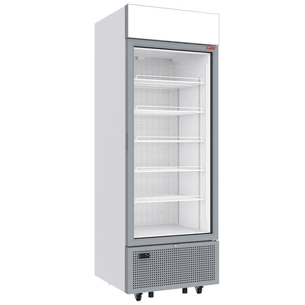 Negative refrigerated display 646 liters - 6 levels with lightbox - WHITE