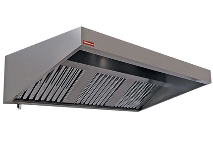 Wall cooker hood 6 labyrinth filtres 500x500 mm