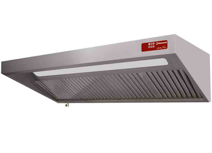 Complete hood, (8/9T-2500 M3/h) 120 Pa, lighting, variator, 5x filters