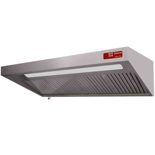 Komplet emhætte, (8/9T-2500 M3/h) 120 Pa, belysning, variator, 5x filtre