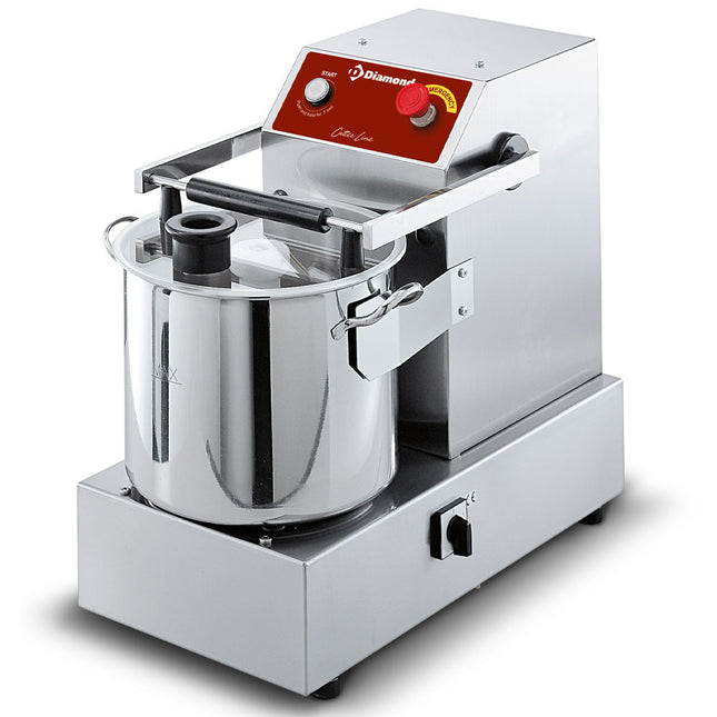 Cutter inox, 15 litres, modèle de table, 2 vitesses