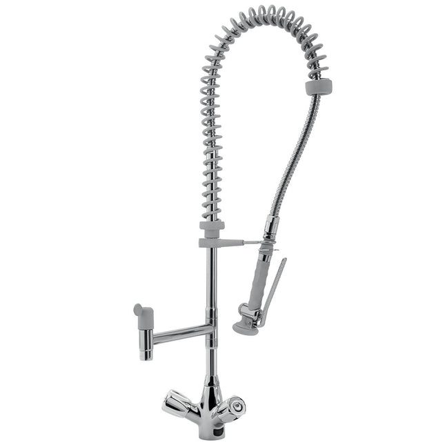 Buse inox et robinet avec mitigeur "Heavy-Duty" (sortie MONO)