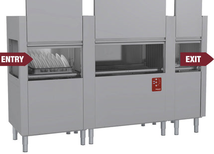 Dishwasher with traction drawn baskets 270 Bas/H
