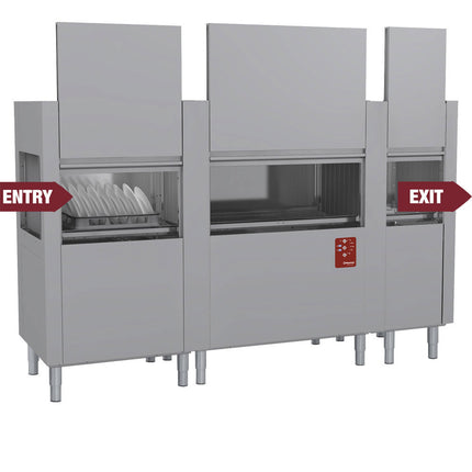Dishwasher with traction drawn baskets 270 Bas/H