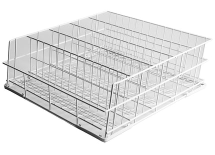 Basket for glases Ø 80 mm, 500x500mm Rilsan