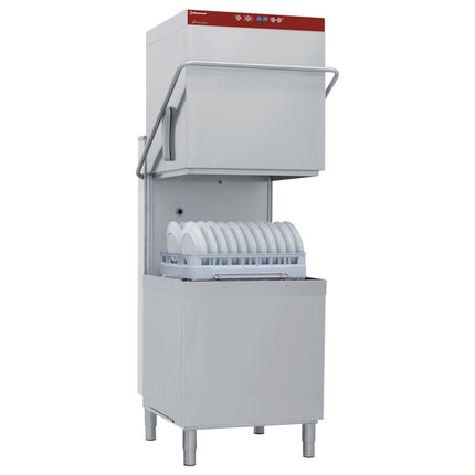 Hood dishwasher & Potwasher, basket 600x500 mm + Watersoftener continuously "Full Hygiene"