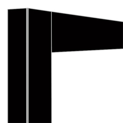 Jonction déco 2x216Lt. noir mat