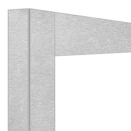 Deco display 530Lt. Satin steel