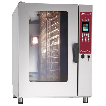 Electric oven TOUCH SCREEN steam/convection, 10x GN 1/1 - AUTO-CLEANING