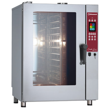 Gasovn TOUCH SCREEN damp/konvektion, 11x GN 1/1 - AUTO-RENGØRING
